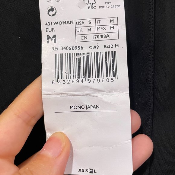 Mango Black Jumpsuit with White Belt (Retail: $99) - Picture 6 of 8